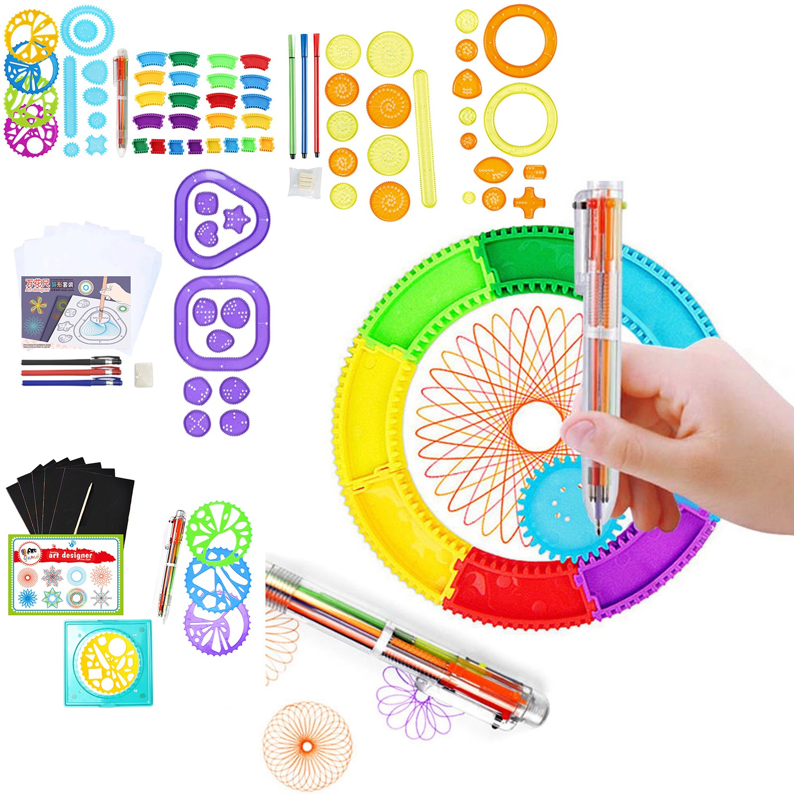 Kids Education Kit - Набор для рисования «Спирограф»: развивающий набор