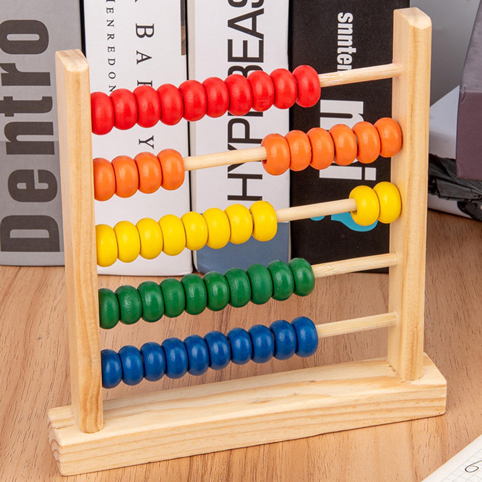 Abacus Counting Bead - Деревянные счетные рамки-абаки: развивающая игрушка для