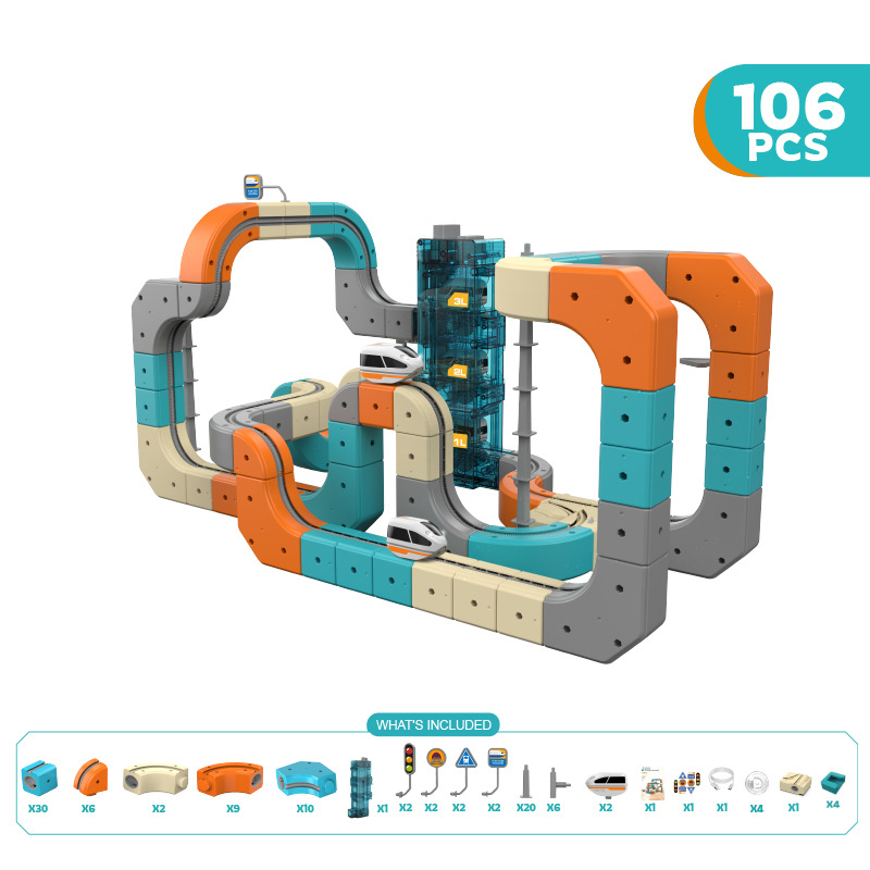 Kids Education Level - Многоуровневая лестница-конструктор DIY: Волшебный трек для
