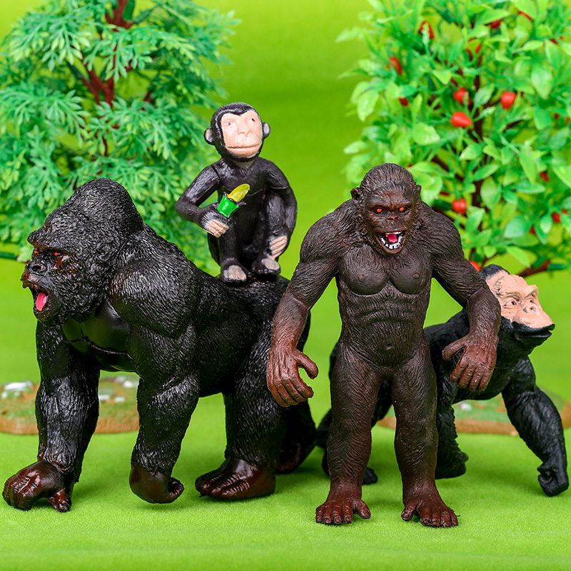 Kids Education Learn Tv - Имитация животных, обезьянка, Chimps, модель гориллы,