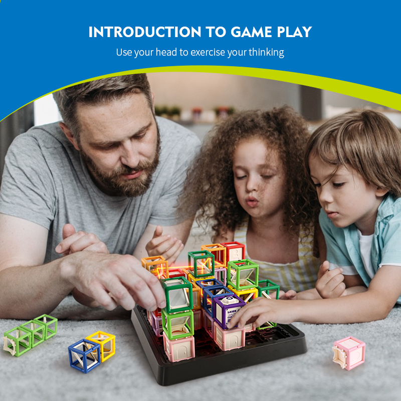 Kids Education Level - 60-уровневыеenges STEM-игра, лазерный лабиринт, игрушки для