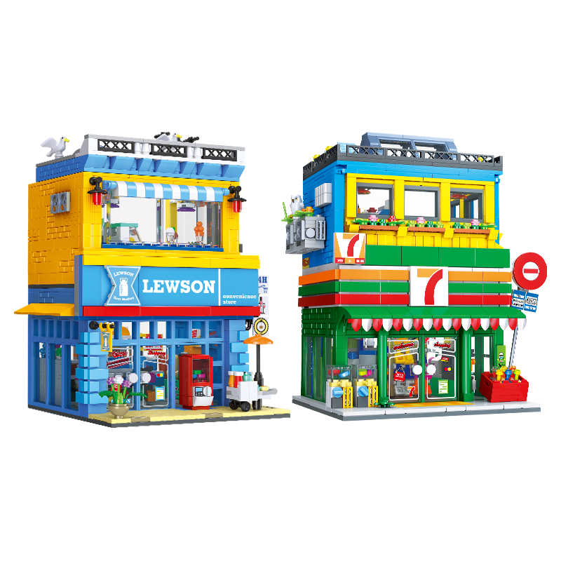 Kids Education Store - Набор строительных блоков MOC «Уличная сцена: