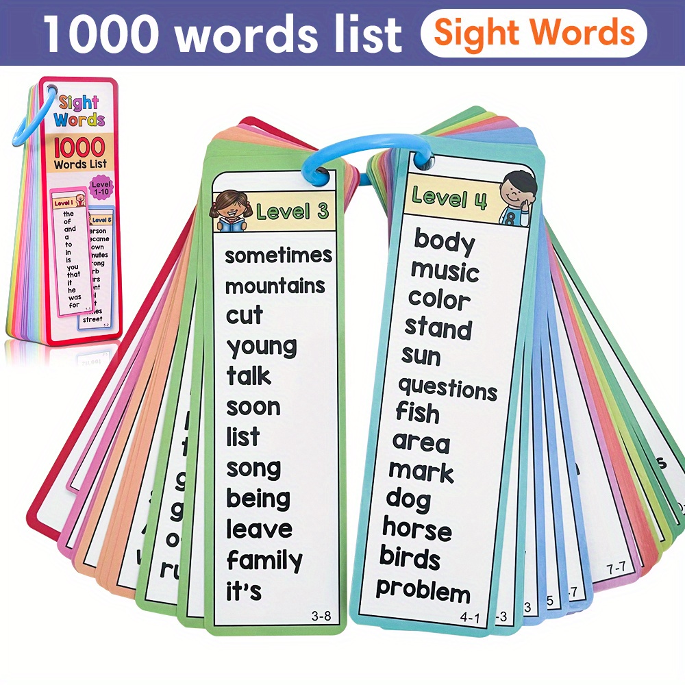 Kids Education Level - Флэш-карты со словами 1000 для детей