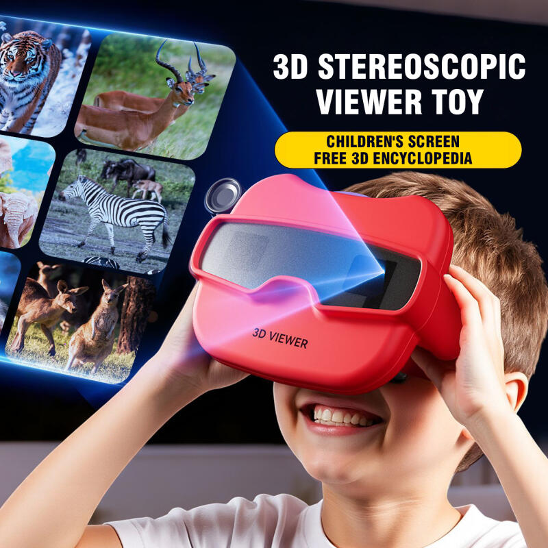 Kids Education Reels - 3D-стереоскопический проектор-игрушка с 6 пленками: развивающая