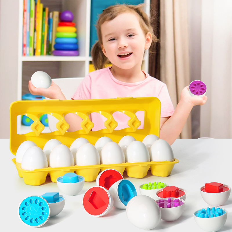 Kids Education Material - Винты для яиц, 3D головоломка Монтессори,