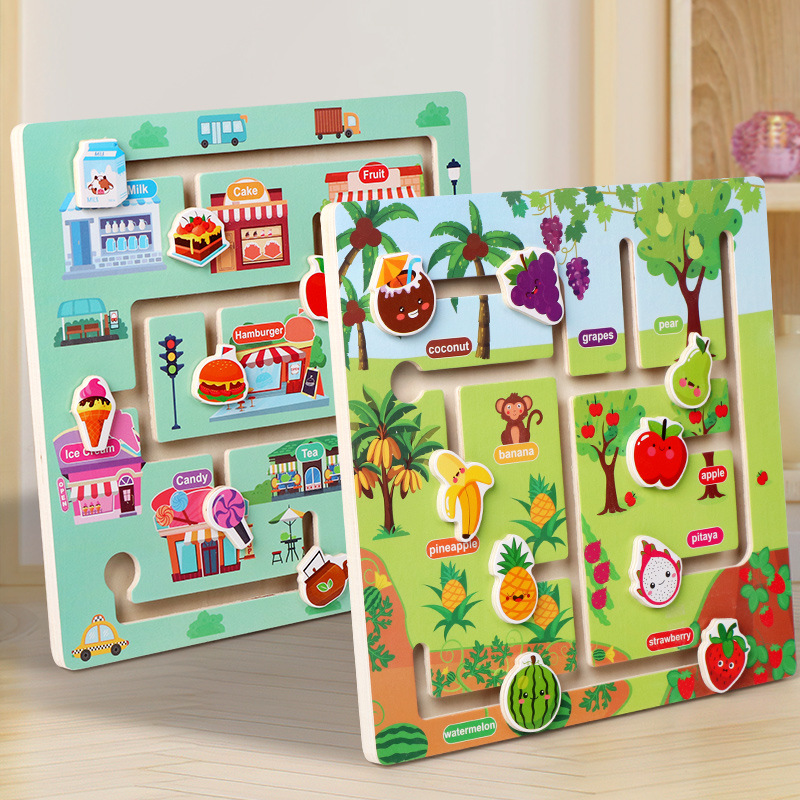 Kids Education Store - Креативная детская деревянная цифровая дорожная игрушка