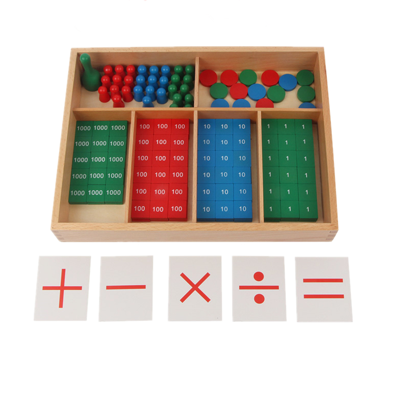 Математические игрушки Монтесс – обзор и цена Kids Education Material
