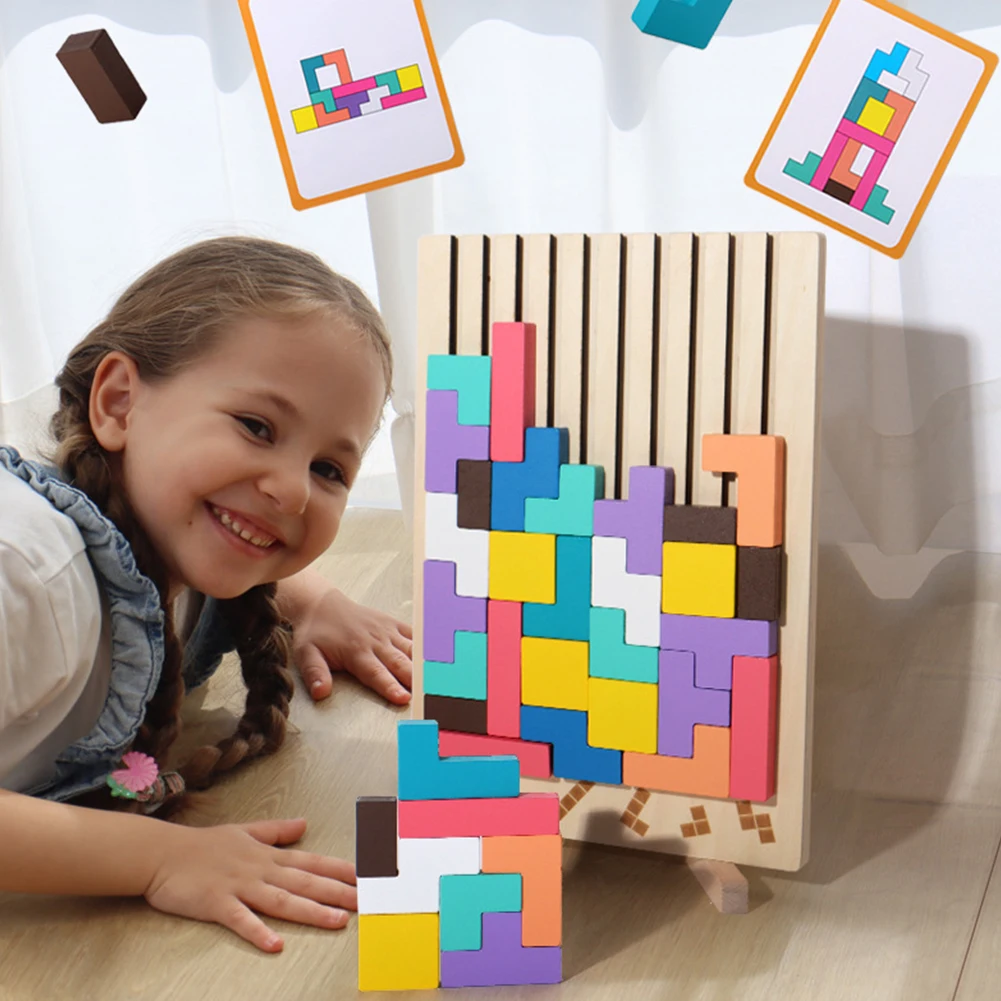 3D деревянная головоломка-тетр – обзор и цена Kids Education Level