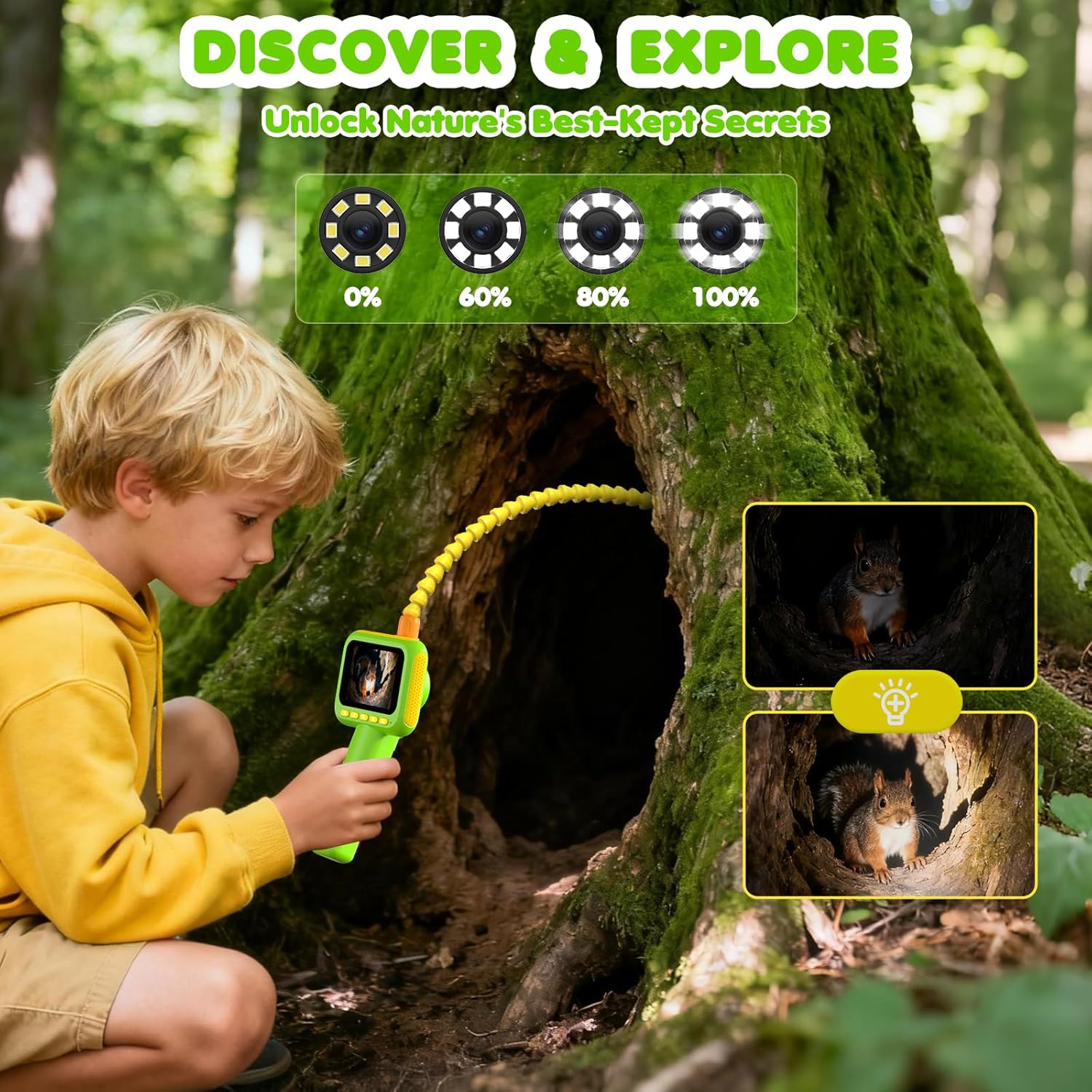 Эндоскоп для детей, бороскоп-к – обзор и цена Kids Education Kit